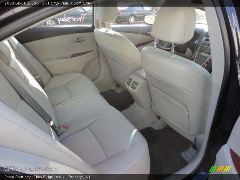 Blue Onyx Pearl / Light Gray 2008 Lexus ES 350
