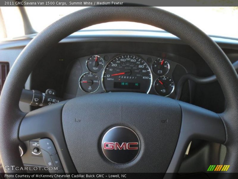 Summit White / Medium Pewter 2011 GMC Savana Van 1500 Cargo