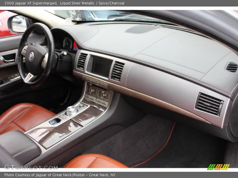 Liquid Silver Metallic / Spice/Charcoal 2009 Jaguar XF Supercharged