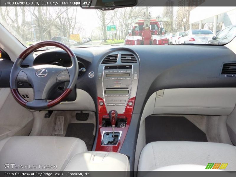 Blue Onyx Pearl / Light Gray 2008 Lexus ES 350