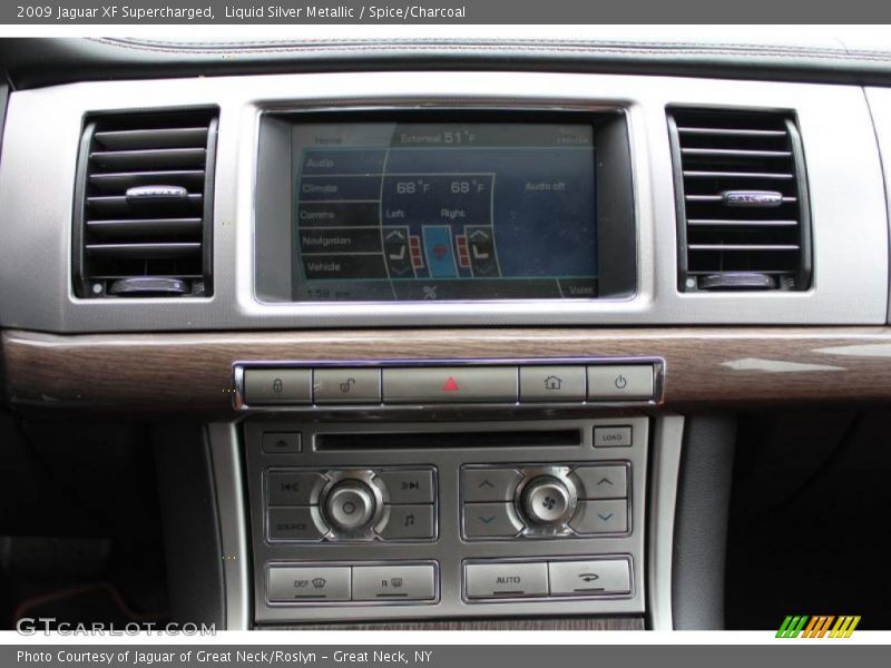 Liquid Silver Metallic / Spice/Charcoal 2009 Jaguar XF Supercharged