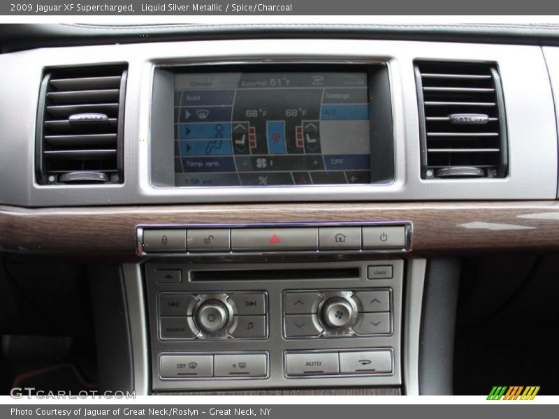 Liquid Silver Metallic / Spice/Charcoal 2009 Jaguar XF Supercharged