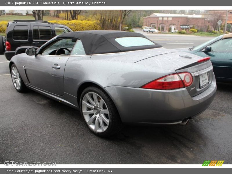 Quartz Metallic / Charcoal 2007 Jaguar XK XK8 Convertible