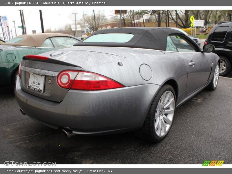 Quartz Metallic / Charcoal 2007 Jaguar XK XK8 Convertible