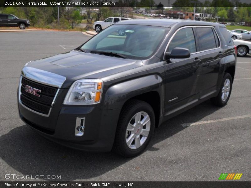 Cyber Gray Metallic / Light Titanium 2011 GMC Terrain SLE