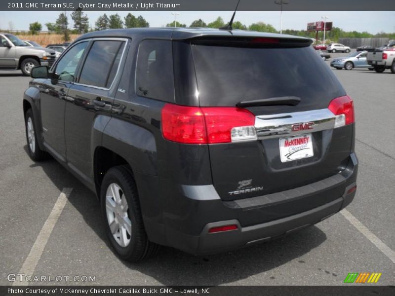 Cyber Gray Metallic / Light Titanium 2011 GMC Terrain SLE