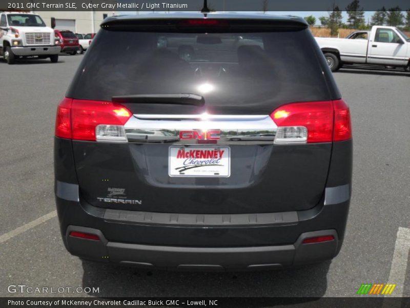 Cyber Gray Metallic / Light Titanium 2011 GMC Terrain SLE