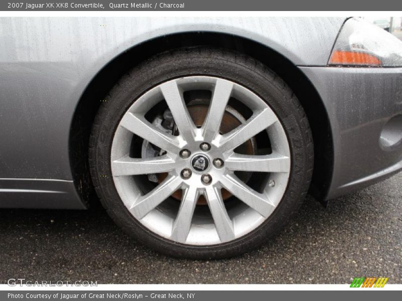 Quartz Metallic / Charcoal 2007 Jaguar XK XK8 Convertible