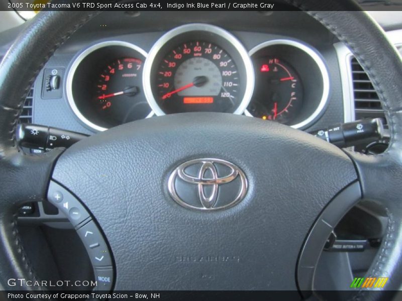 Indigo Ink Blue Pearl / Graphite Gray 2005 Toyota Tacoma V6 TRD Sport Access Cab 4x4