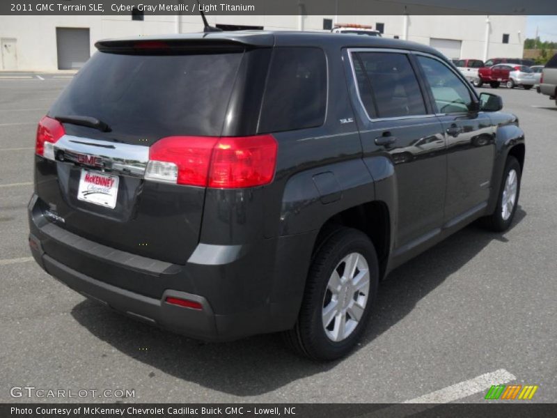Cyber Gray Metallic / Light Titanium 2011 GMC Terrain SLE