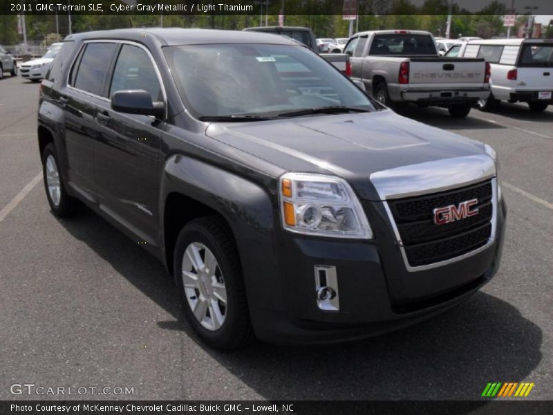 Cyber Gray Metallic / Light Titanium 2011 GMC Terrain SLE