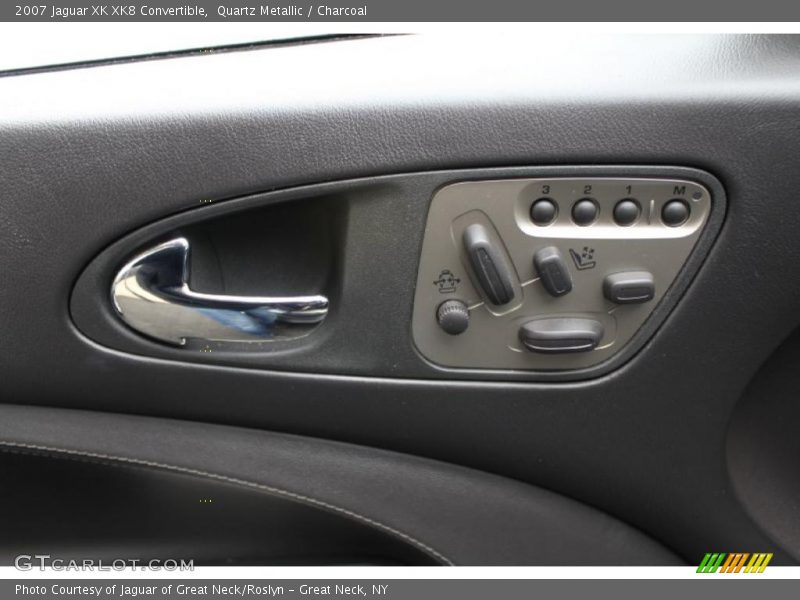 Quartz Metallic / Charcoal 2007 Jaguar XK XK8 Convertible