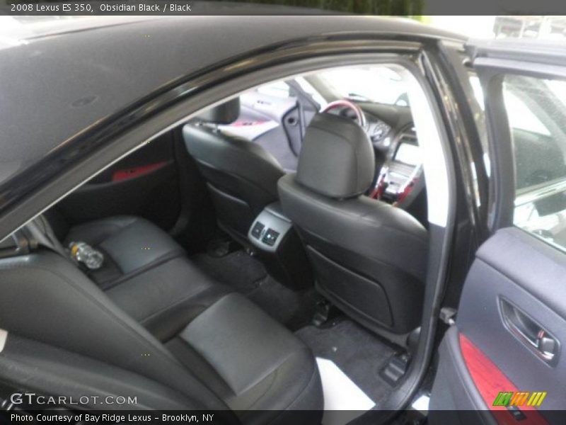 Obsidian Black / Black 2008 Lexus ES 350