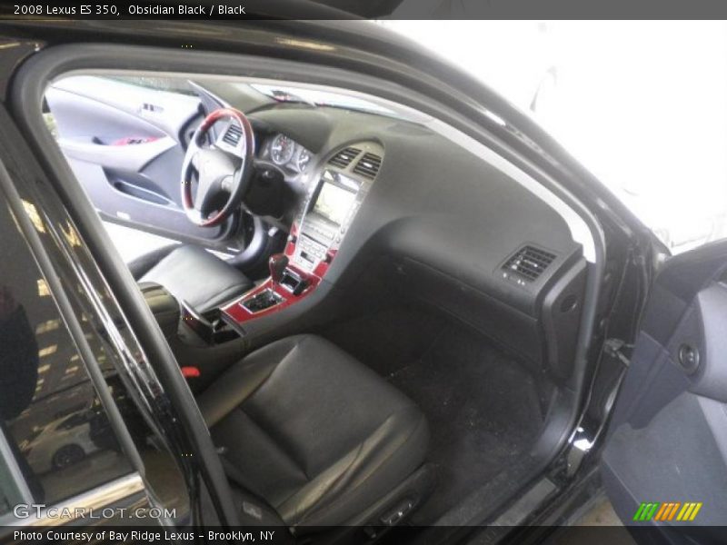 Obsidian Black / Black 2008 Lexus ES 350