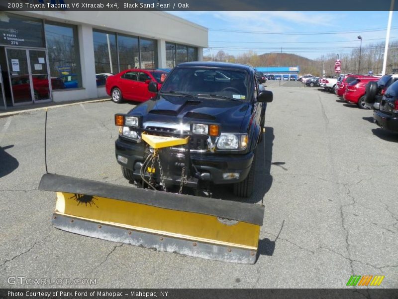Black Sand Pearl / Oak 2003 Toyota Tacoma V6 Xtracab 4x4