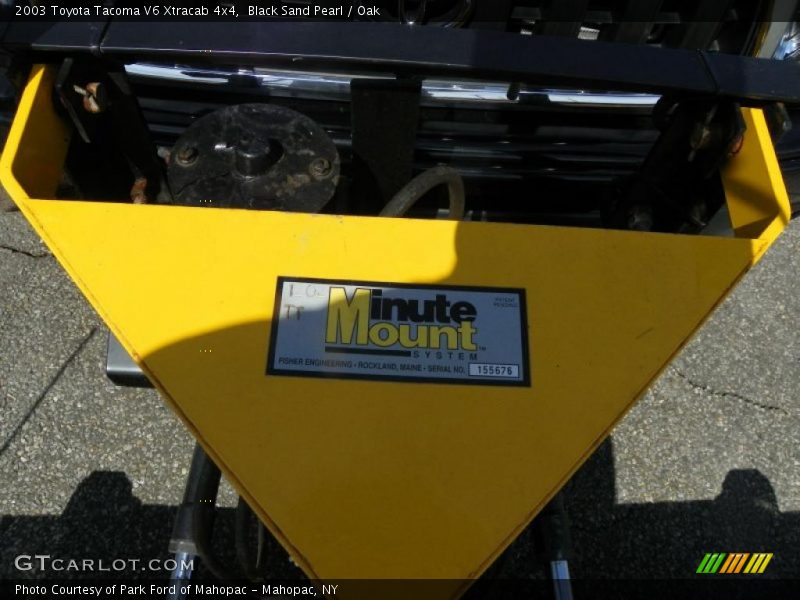 Black Sand Pearl / Oak 2003 Toyota Tacoma V6 Xtracab 4x4