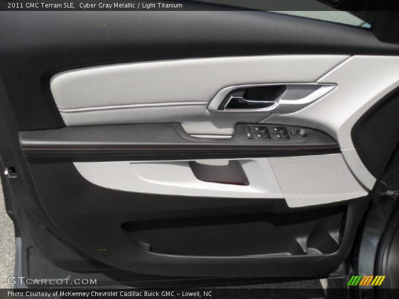 Cyber Gray Metallic / Light Titanium 2011 GMC Terrain SLE