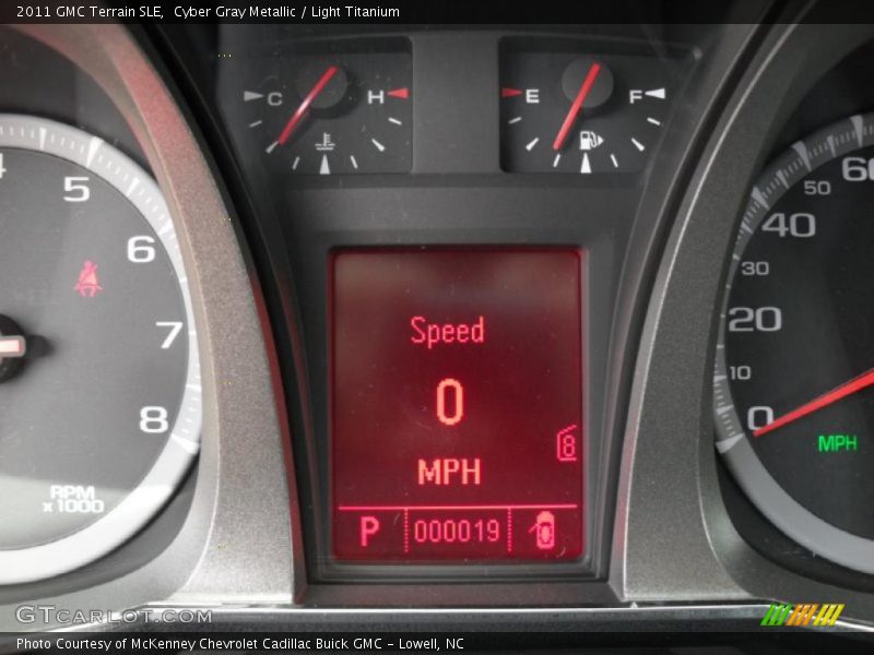 Cyber Gray Metallic / Light Titanium 2011 GMC Terrain SLE