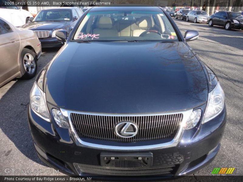 Black Sapphire Pearl / Cashmere 2008 Lexus GS 350 AWD