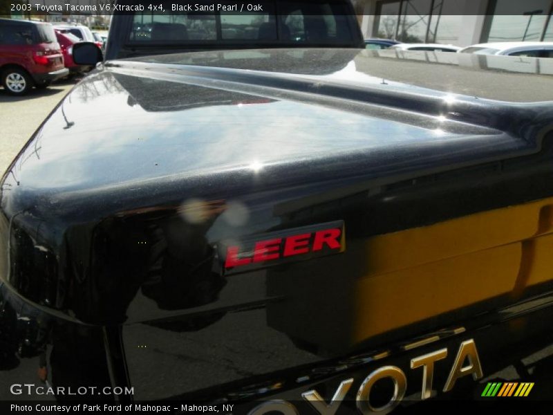 Black Sand Pearl / Oak 2003 Toyota Tacoma V6 Xtracab 4x4