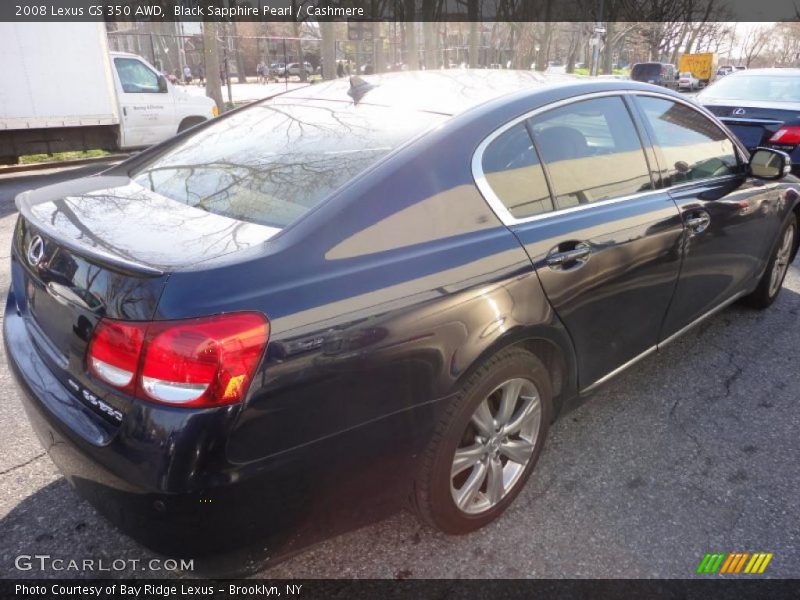 Black Sapphire Pearl / Cashmere 2008 Lexus GS 350 AWD