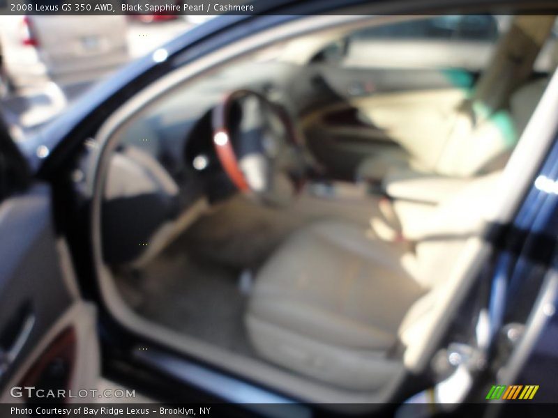Black Sapphire Pearl / Cashmere 2008 Lexus GS 350 AWD