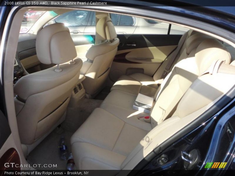 Black Sapphire Pearl / Cashmere 2008 Lexus GS 350 AWD
