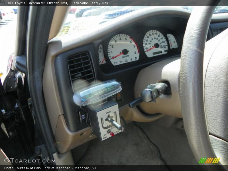 Black Sand Pearl / Oak 2003 Toyota Tacoma V6 Xtracab 4x4