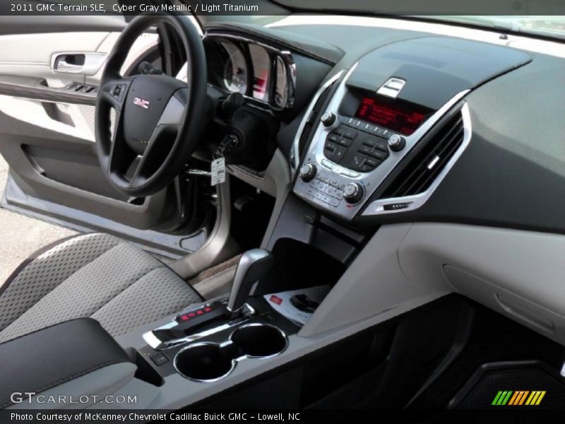 Cyber Gray Metallic / Light Titanium 2011 GMC Terrain SLE