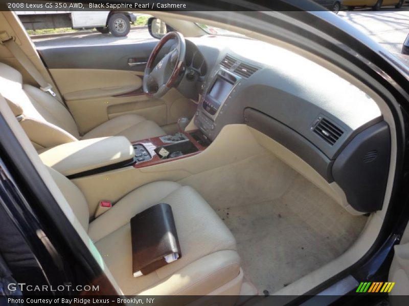 Black Sapphire Pearl / Cashmere 2008 Lexus GS 350 AWD