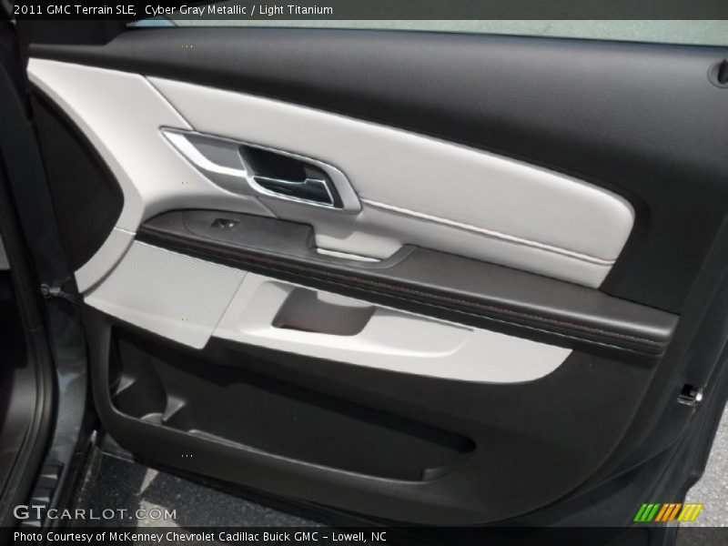 Cyber Gray Metallic / Light Titanium 2011 GMC Terrain SLE