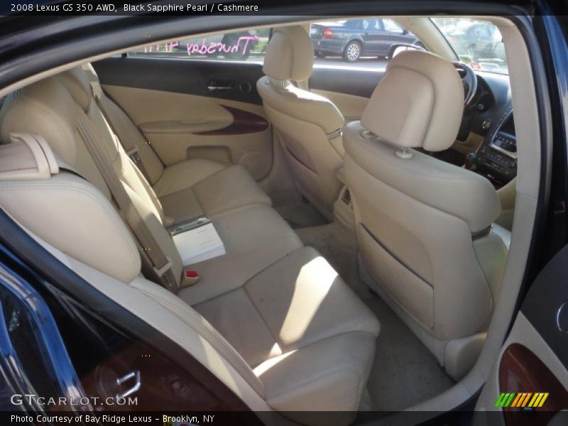 Black Sapphire Pearl / Cashmere 2008 Lexus GS 350 AWD