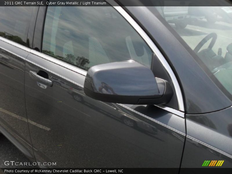 Cyber Gray Metallic / Light Titanium 2011 GMC Terrain SLE