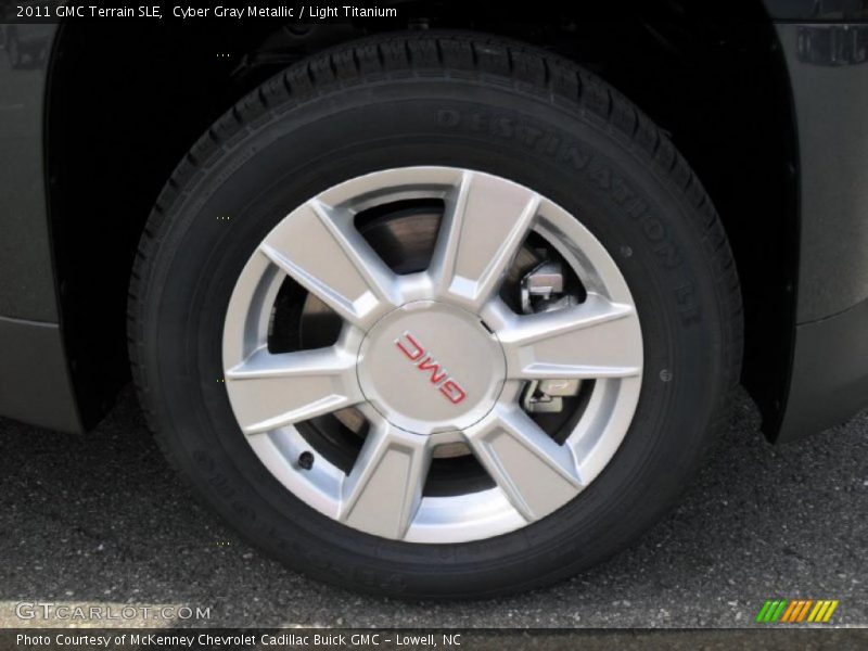 Cyber Gray Metallic / Light Titanium 2011 GMC Terrain SLE