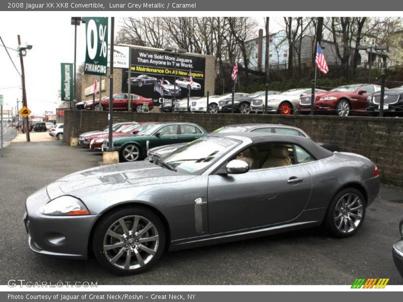Lunar Grey Metallic / Caramel 2008 Jaguar XK XK8 Convertible