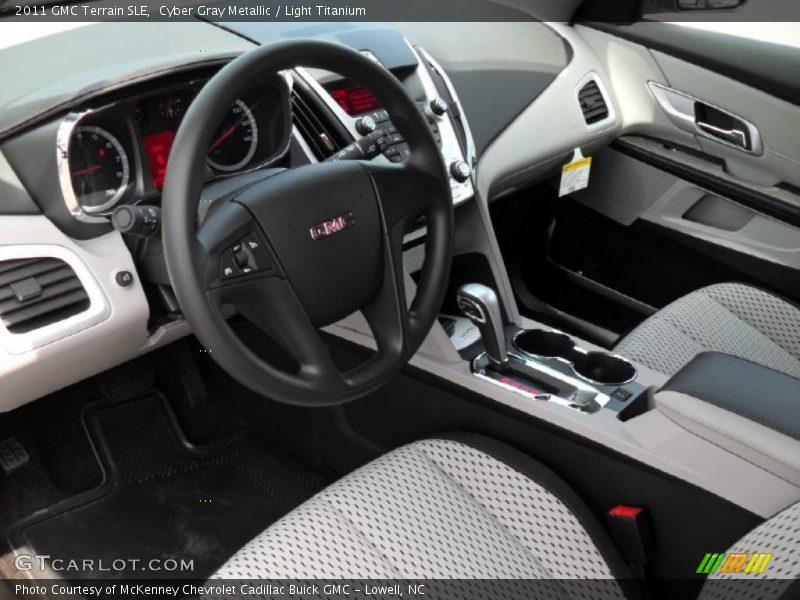 Cyber Gray Metallic / Light Titanium 2011 GMC Terrain SLE