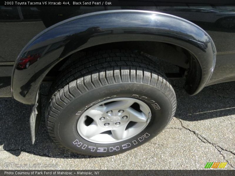 Black Sand Pearl / Oak 2003 Toyota Tacoma V6 Xtracab 4x4