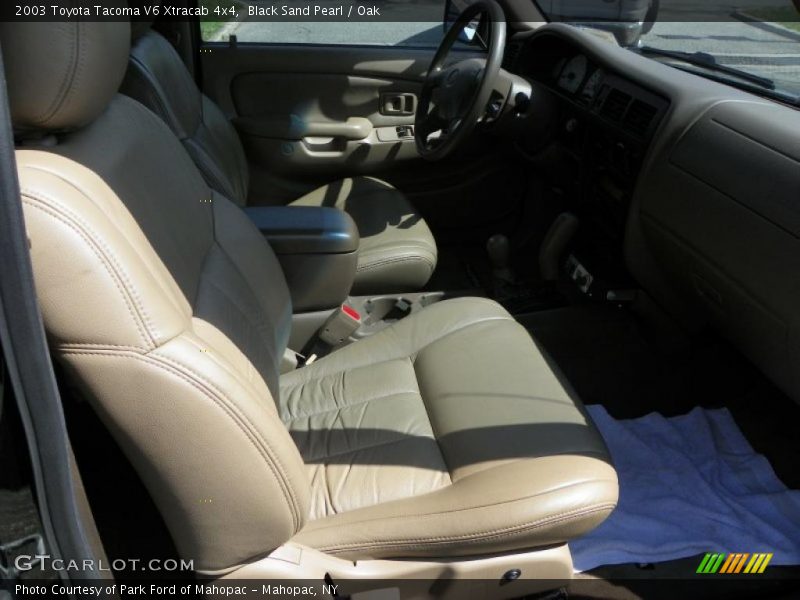 Black Sand Pearl / Oak 2003 Toyota Tacoma V6 Xtracab 4x4