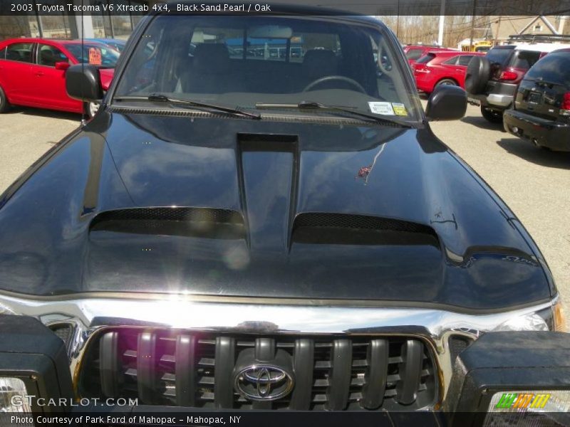 Black Sand Pearl / Oak 2003 Toyota Tacoma V6 Xtracab 4x4