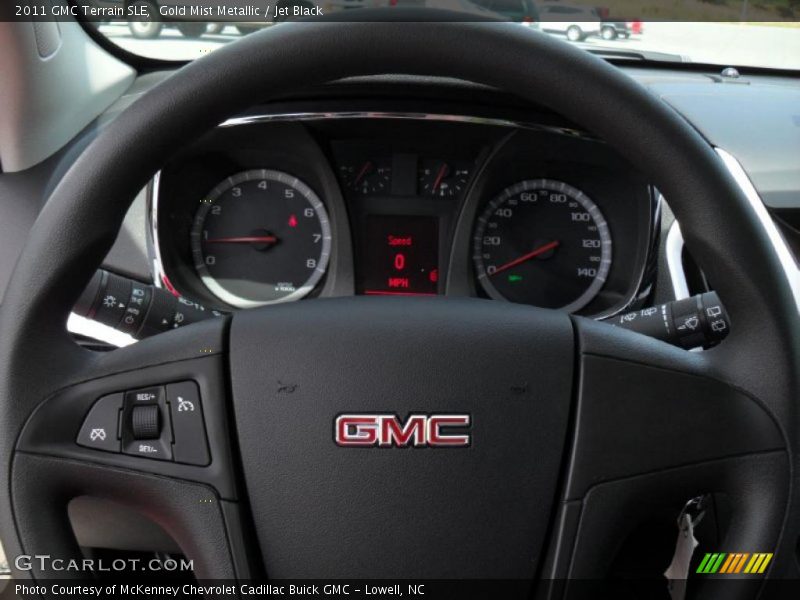 Gold Mist Metallic / Jet Black 2011 GMC Terrain SLE