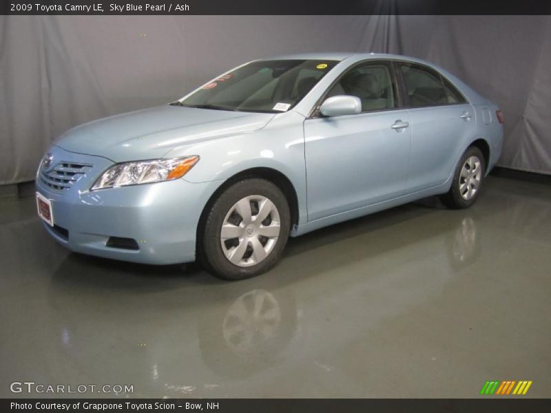 Sky Blue Pearl / Ash 2009 Toyota Camry LE