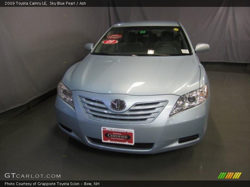Sky Blue Pearl / Ash 2009 Toyota Camry LE
