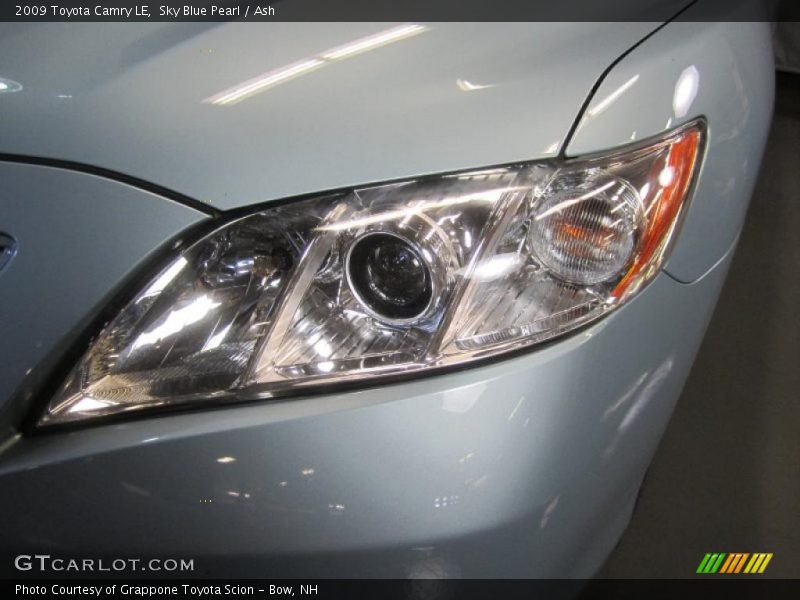Sky Blue Pearl / Ash 2009 Toyota Camry LE