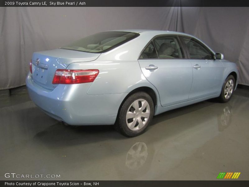 Sky Blue Pearl / Ash 2009 Toyota Camry LE