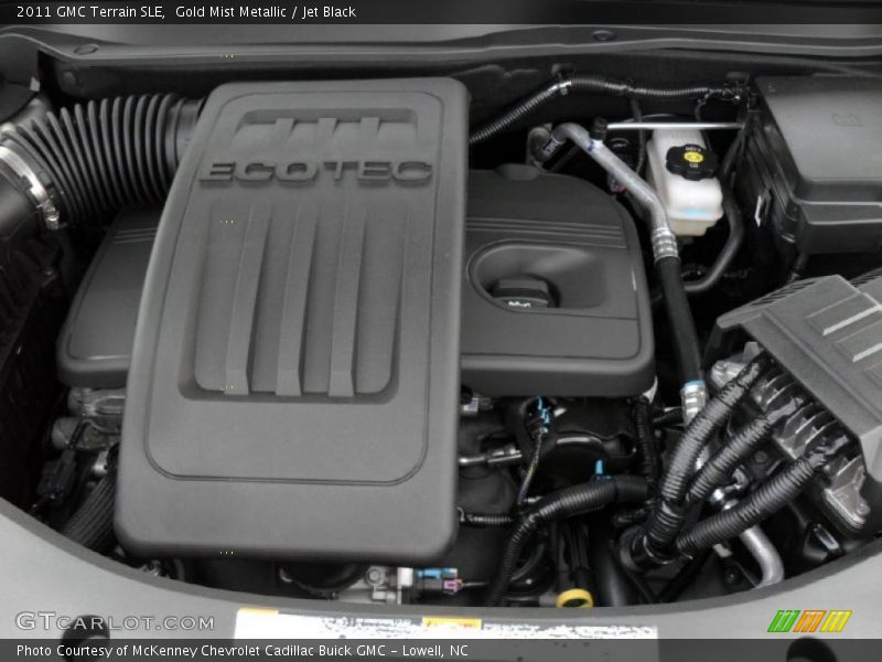 Gold Mist Metallic / Jet Black 2011 GMC Terrain SLE