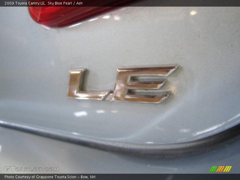 Sky Blue Pearl / Ash 2009 Toyota Camry LE