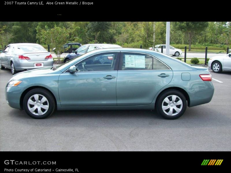 Aloe Green Metallic / Bisque 2007 Toyota Camry LE