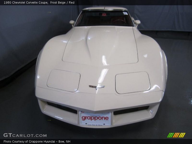 Frost Beige / Red 1980 Chevrolet Corvette Coupe