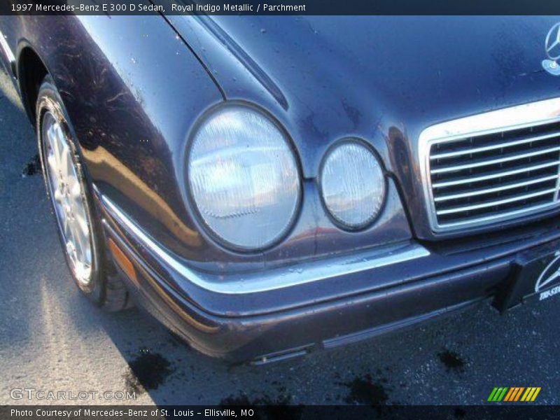 Royal Indigo Metallic / Parchment 1997 Mercedes-Benz E 300 D Sedan
