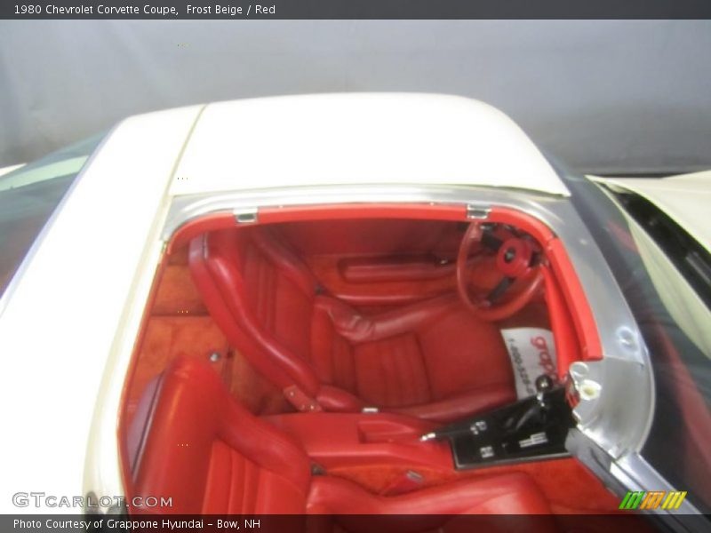 1980 Corvette Coupe Red Interior